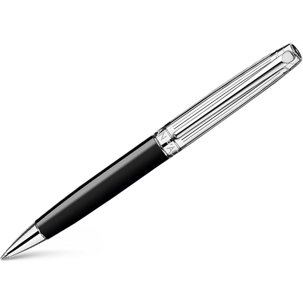 Caran d Ache Leman Bicolor Ballpoint Pen - Black - Pen Boutique Ltd