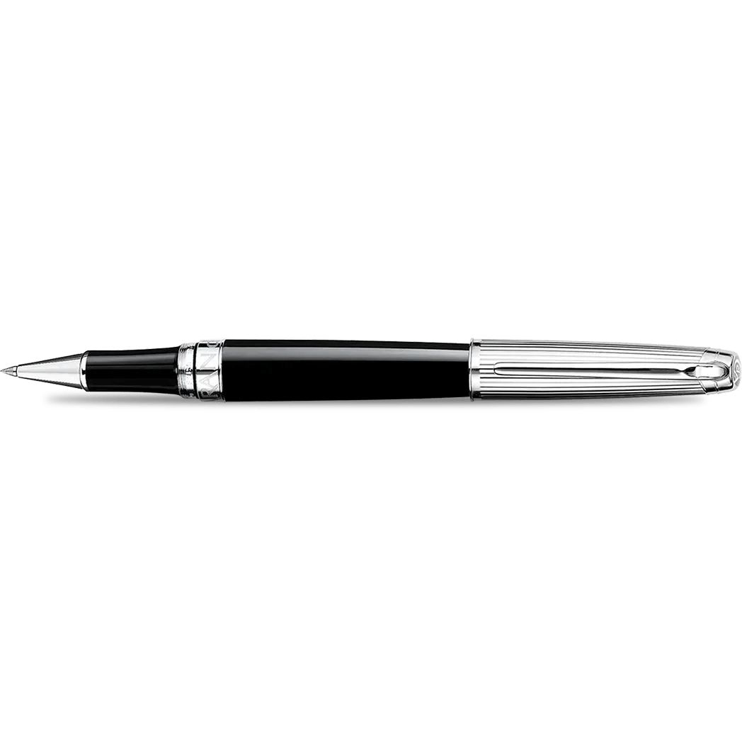 Caran d Ache Leman Bicolor Rollerball Pen - Black - Pen Boutique Ltd