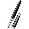 Caran d Ache Leman Fountain Pen - Ebony Black - Rhodium Trim - Pen Boutique Ltd