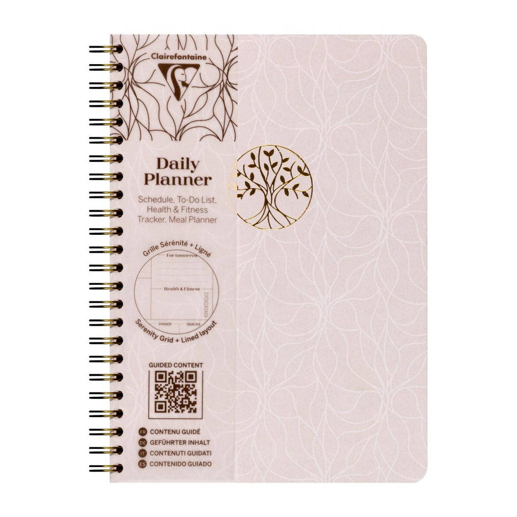 Clairefontaine Inspire Daily Planner Wirebound Notebook - A5 - Pen Boutique Ltd