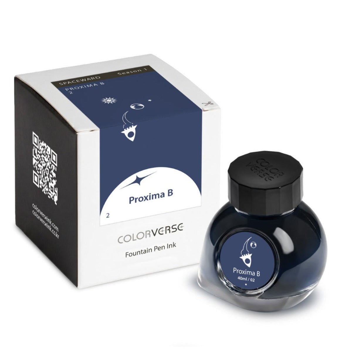 Colorverse Season 1 : Spaceward Ink Bottle No. 2 - Proxima B 40ml - Pen Boutique Ltd