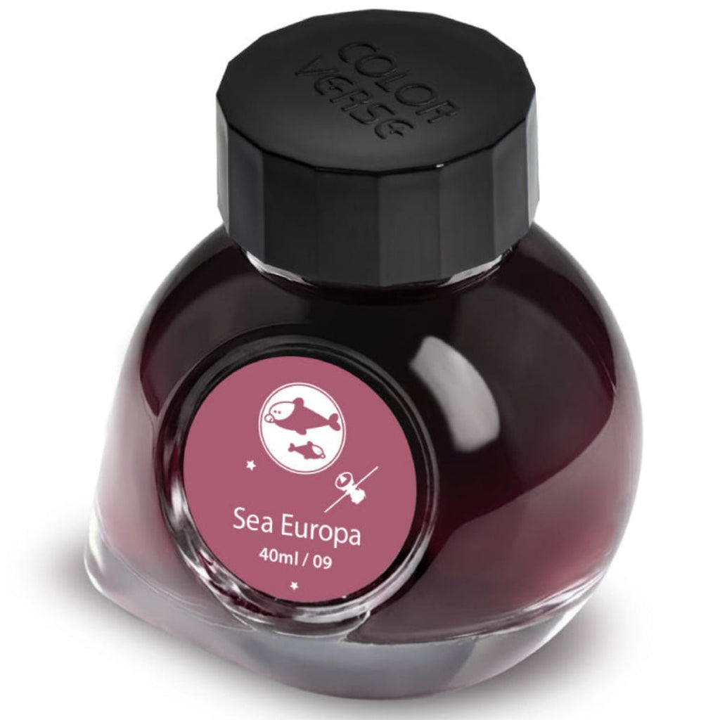 Colorverse Season 1 : Spaceward Ink Bottle No. 9 - Sea Europa 40ml - Pen Boutique Ltd