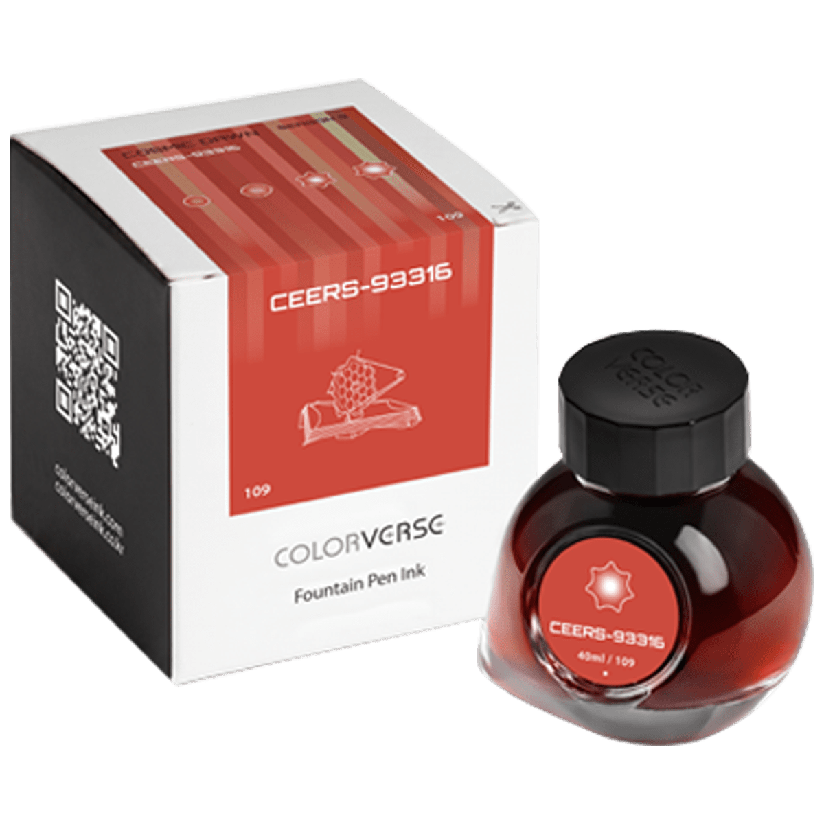Colorverse Season 9 : Cosmic Dawn Ink Bottle No. 109 – CEERS‑93316 40ml - Pen Boutique Ltd