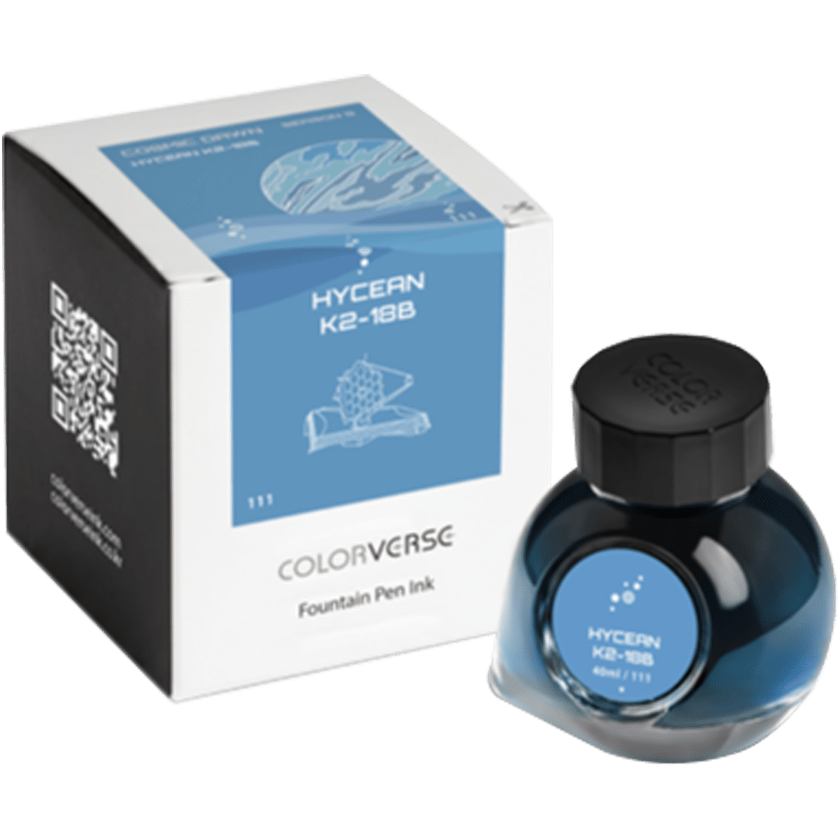 Colorverse Season 9 : Cosmic Dawn Ink Bottle No. 111 – Hycean K2‑18B 40ml - Pen Boutique Ltd