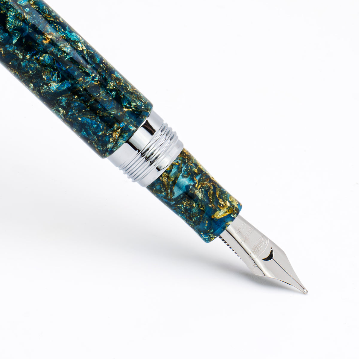 Conklin 1898 Collection Fountain Pen - Solaris Blue - Chrome Trim (Limited Edition) - Pen Boutique Ltd