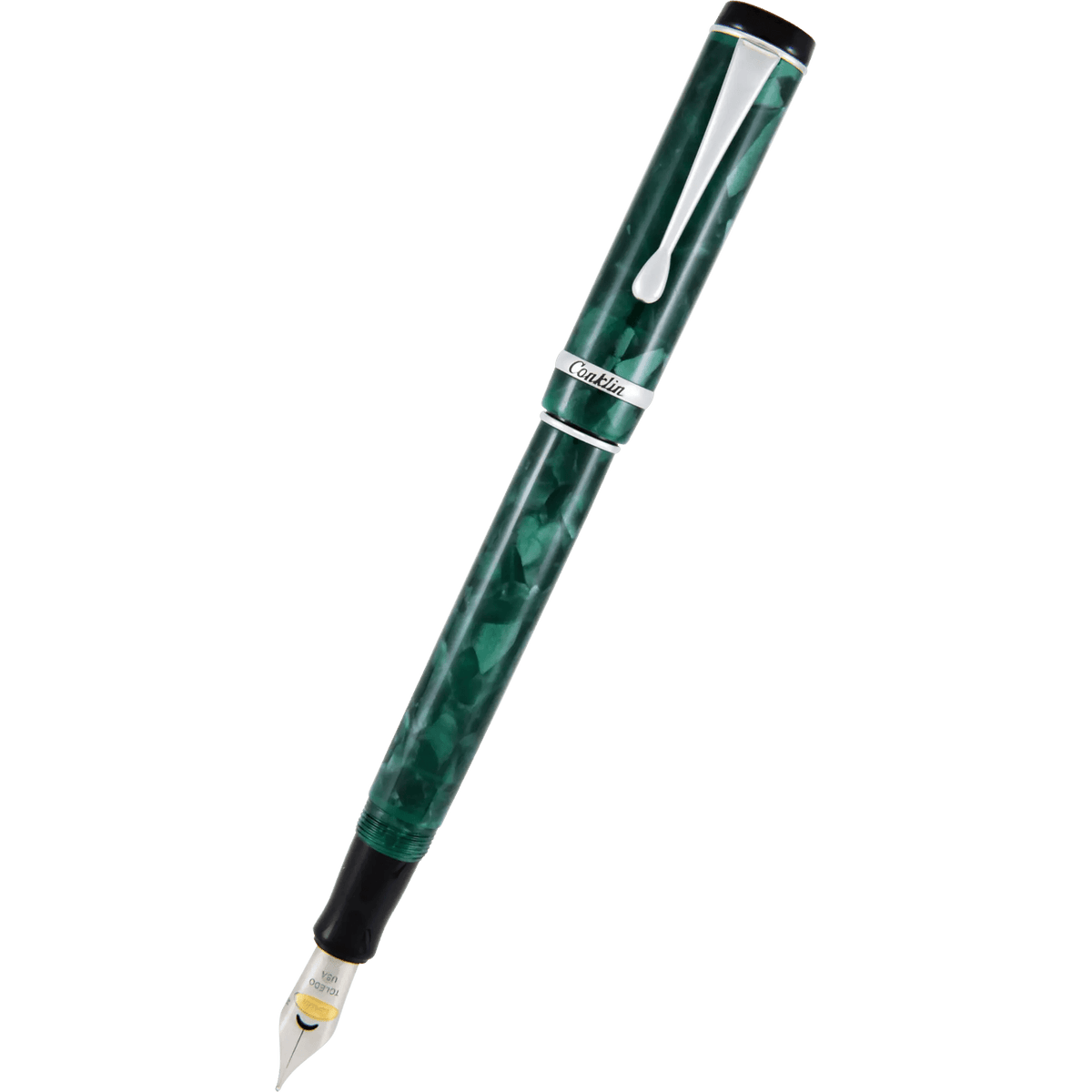 Conklin Duragraph Fountain Pen - Forest Green - Pen Boutique Ltd