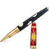 David Oscarson Celestial Fire Red Golden Yellow Limited Edition Rollerball Pen - Pen Boutique Ltd