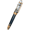 David Oscarson Deus Regit Rollerball Pen - Moss Black - Gold Trim - Pen Boutique Ltd