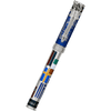 David Oscarson Ellis Island Fountain Pen - Sapphire Blue - Silver Trim - Pen Boutique Ltd