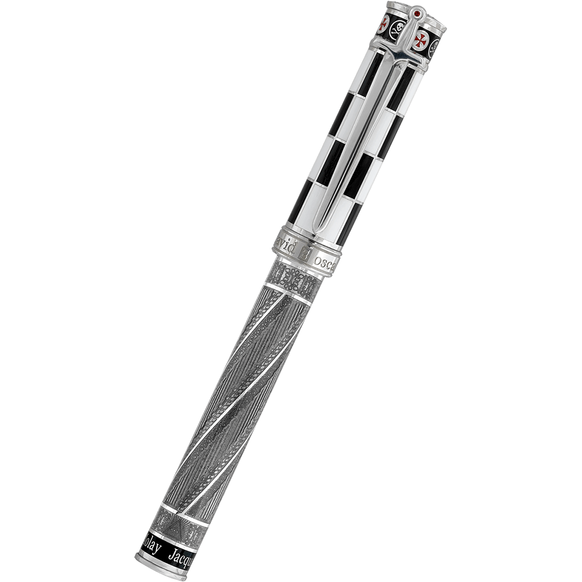 David Oscarson Jacques de Molay Fountain Pen - Pen Boutique Ltd