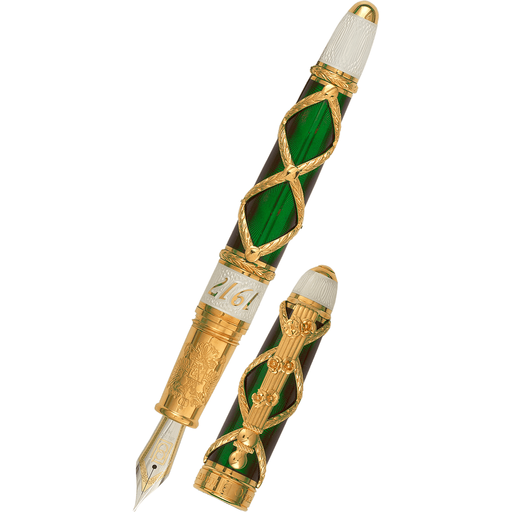 David Oscarson Russian Imperial Emerald Limited Edition Fountain Pen - Pen Boutique Ltd