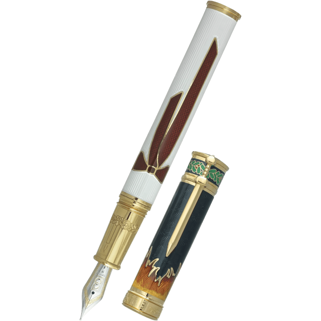 David Oscarson Sankta Lucia Fountain Pen - Translucent Green - Pen Boutique Ltd