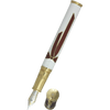 David Oscarson Sankta Lucia Fountain Pen - Translucent Green - Pen Boutique Ltd