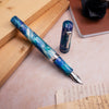 Delta Duna Fountain Pen - Reflection Pool - Chrome Trim (Limited Edition) - Pen Boutique Ltd