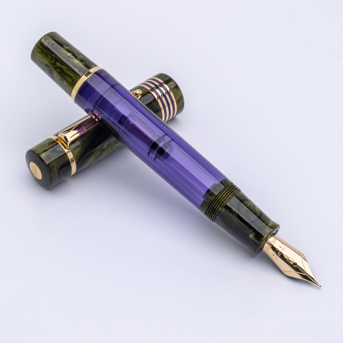 Delta Limited Edition Fountain Pen - Four Rings Misteria - 14K Gold-Pen Boutique Ltd