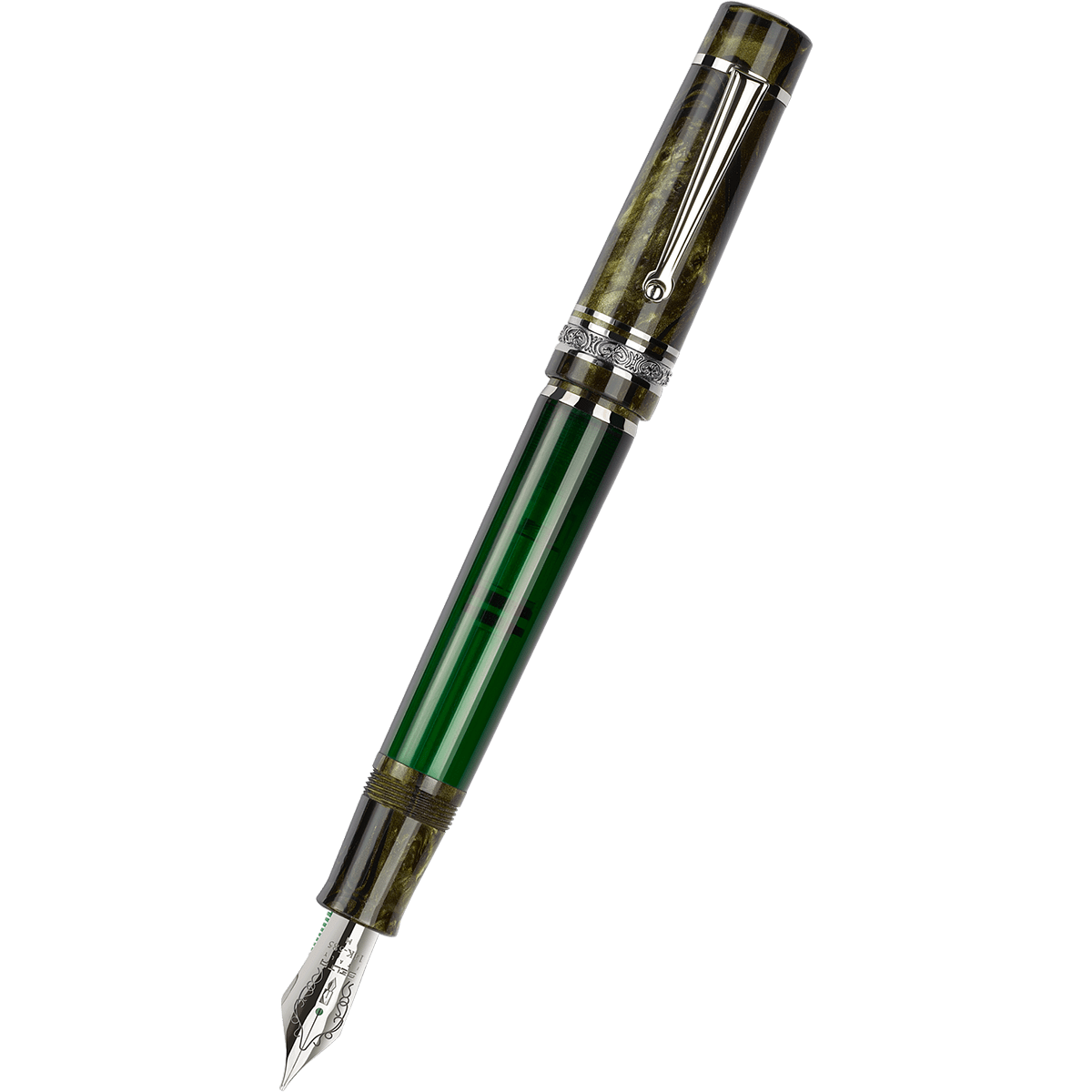 Delta Limited Edition Fountain Pen - Royal Green (Mid - Size - Plus) ( Limited ) - Pen Boutique Ltd