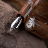 Delta Signs of the Time Fountain Pen - The Birth of Artistic Expression Cave Painting - Palladium Trim (Numbered Edition) - Pen Boutique Ltd