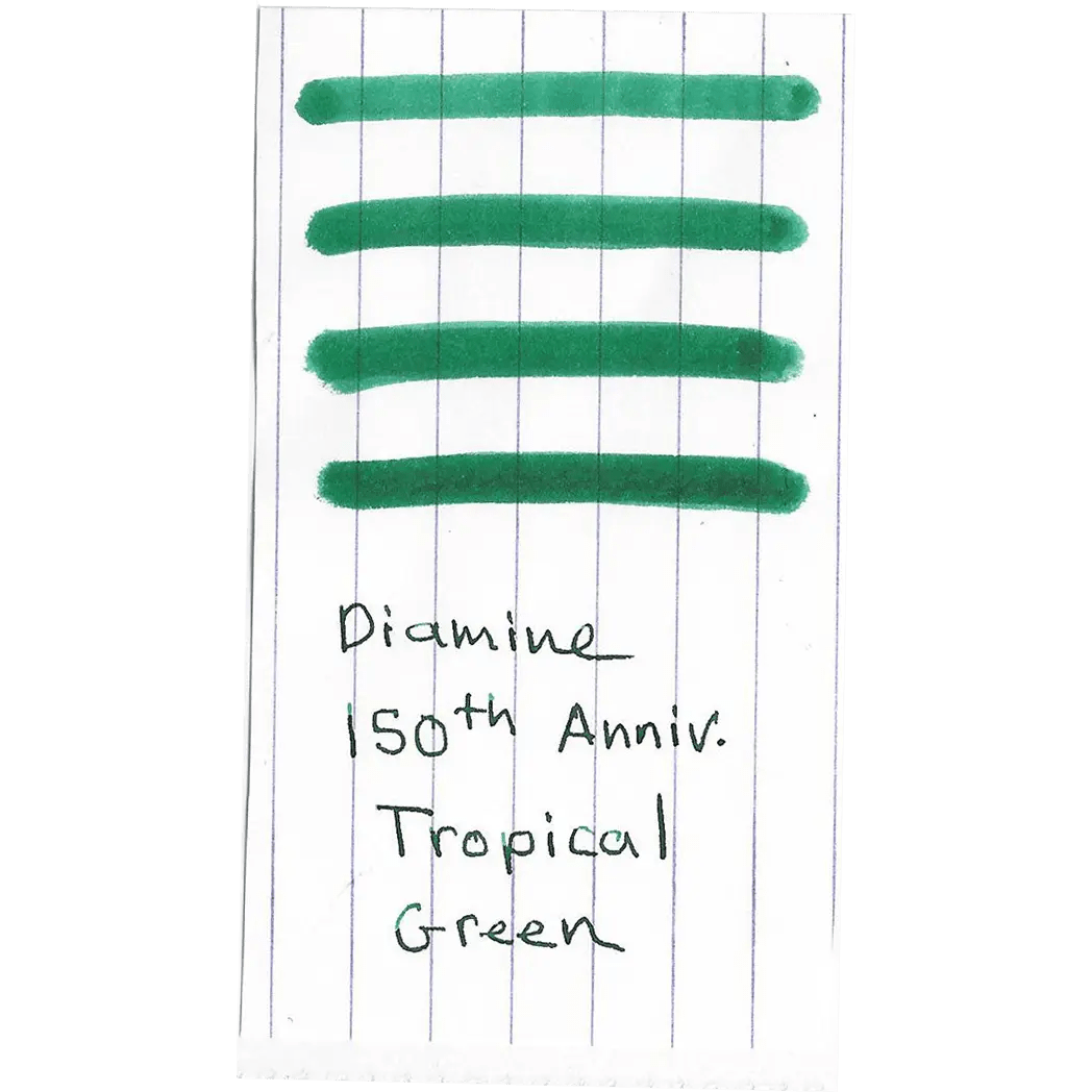 Diamine 150th Anniversary Ink Bottle - Tropical Green - 40ml - Pen Boutique Ltd