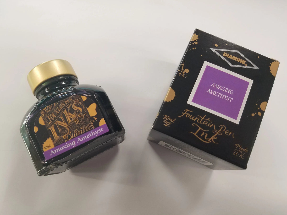 Diamine Ink Bottle - Amazing Amethyst - 80ml - Pen Boutique Ltd