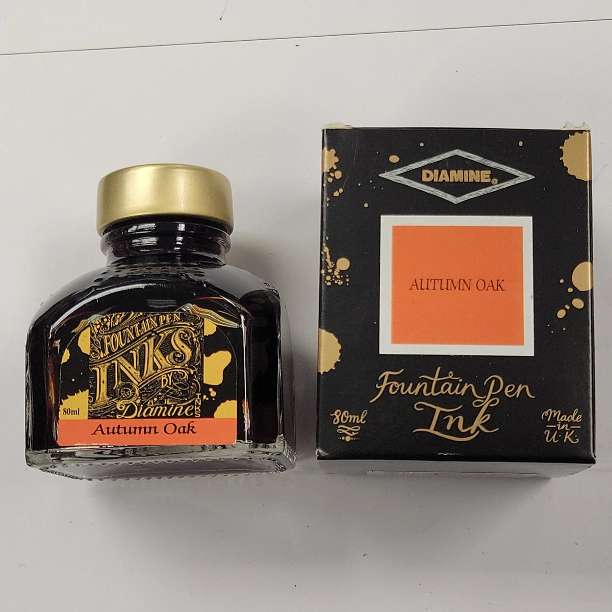 Diamine Ink Bottle - Autumn Oak - 80ml - Pen Boutique Ltd
