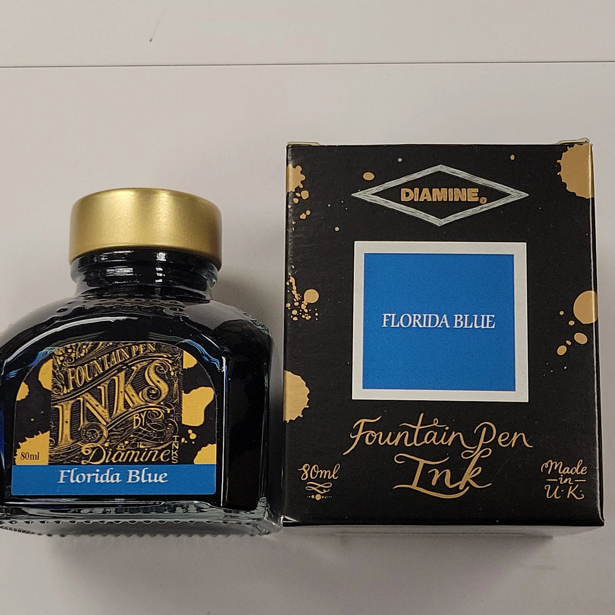Diamine Ink Bottle - Florida Blue - 80ml - Pen Boutique Ltd