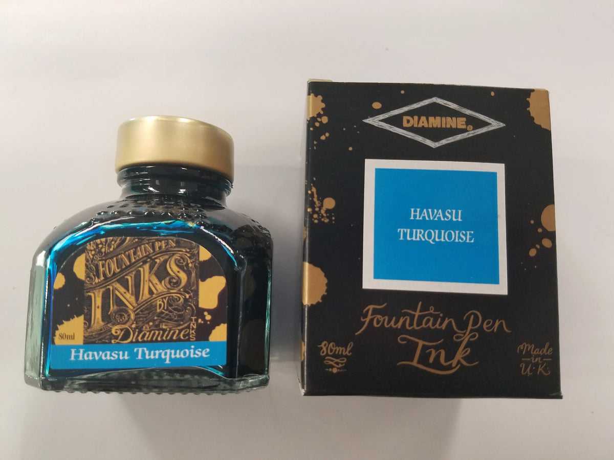 Diamine Ink Bottle - Havasu Turquoise - 80ml - Pen Boutique Ltd