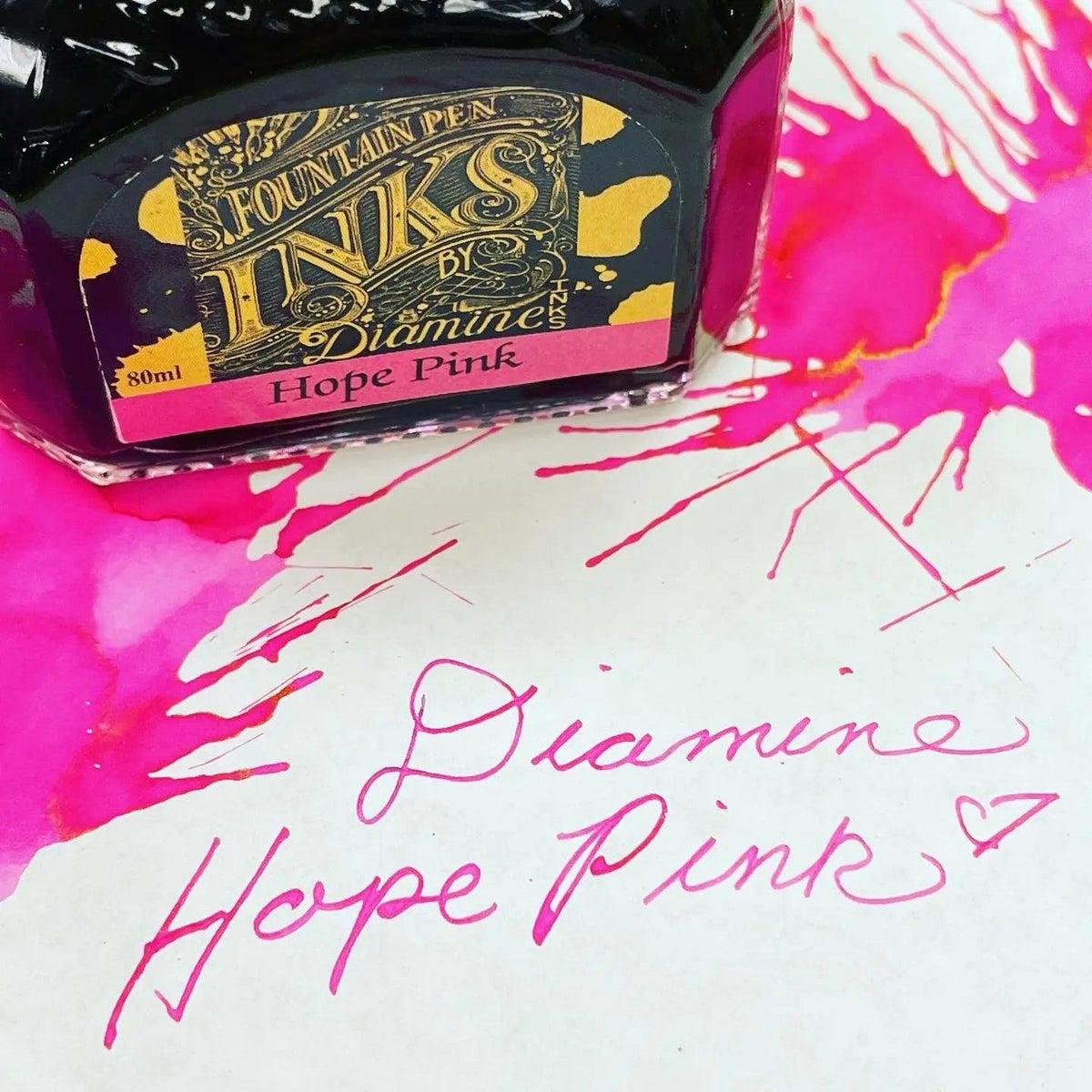 Diamine Ink Bottle - Hope Pink - 80 ml - Pen Boutique Ltd