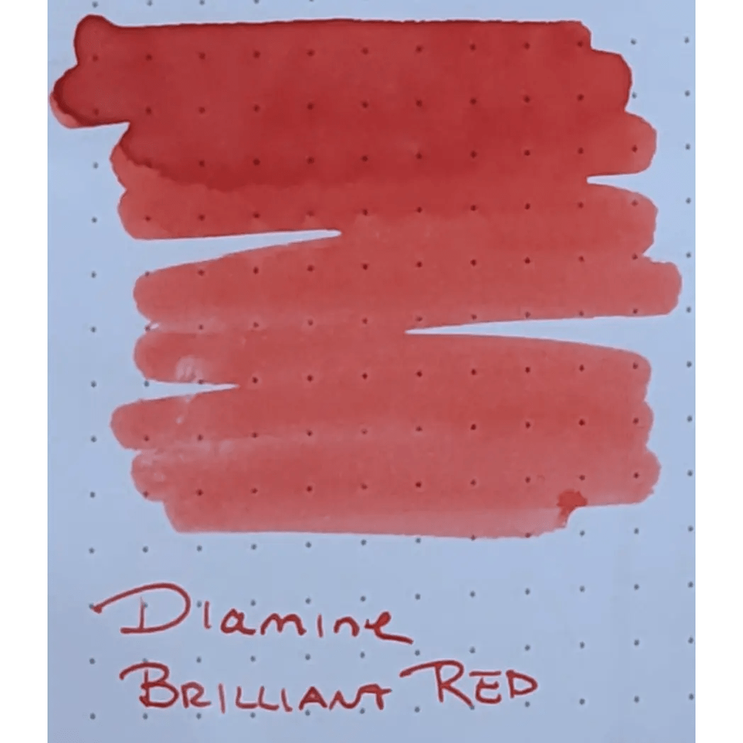 Diamine Ink Bottle - Brilliant Red - 80 ml - Pen Boutique Ltd