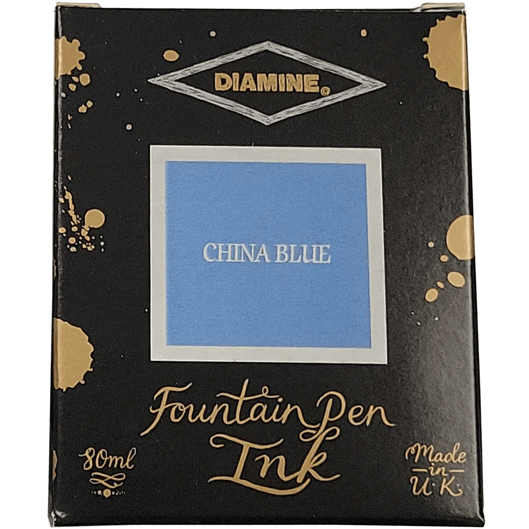 Diamine Ink Bottle - China Blue - 80 ml - Pen Boutique Ltd