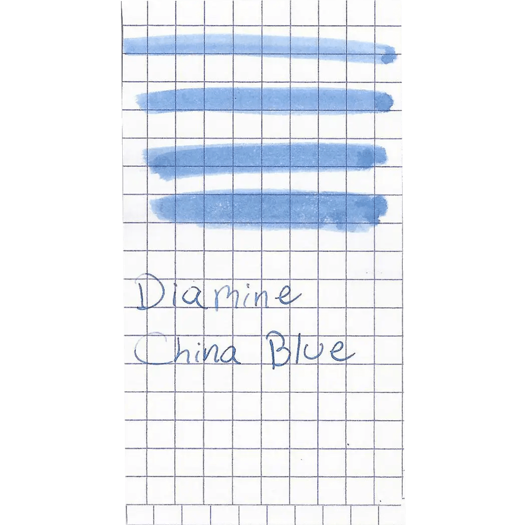 Diamine Ink Bottle - China Blue - 80 ml - Pen Boutique Ltd