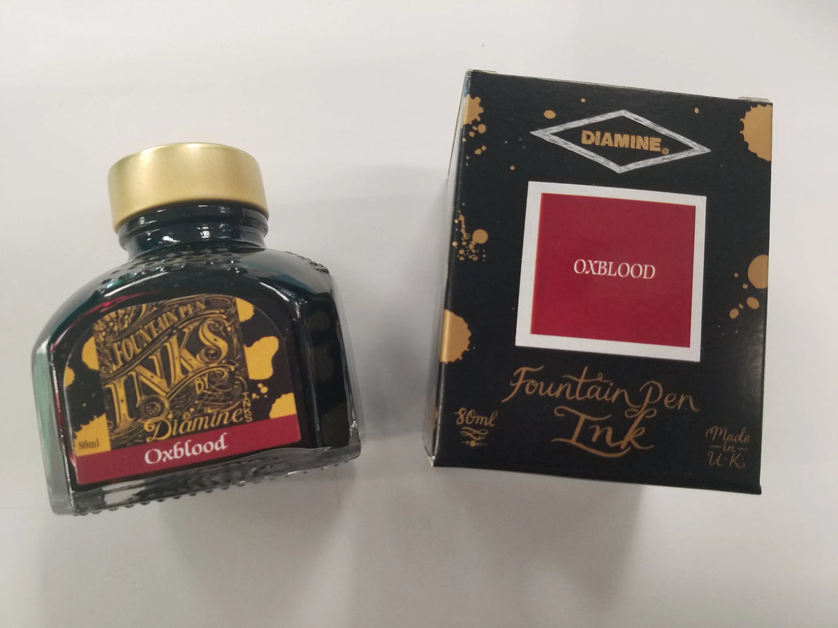 Diamine Oxblood Ink Bottle - 80 ml - Pen Boutique Ltd