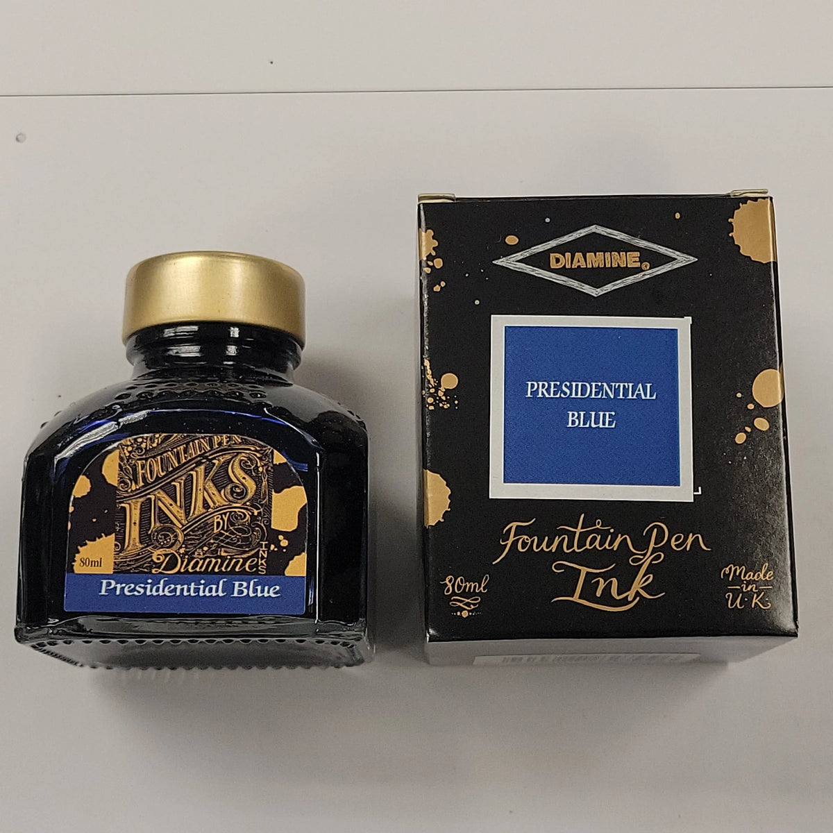 Diamine Presidential Blue Ink Bottle - 80ml - Pen Boutique Ltd