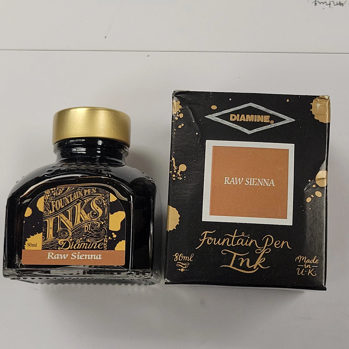 Diamine Raw Sienna Ink Bottle - 80 ml - Pen Boutique Ltd