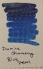Diamine Shimmer Ink 50 ml Blue Pearl - Silver shimmer - Pen Boutique Ltd