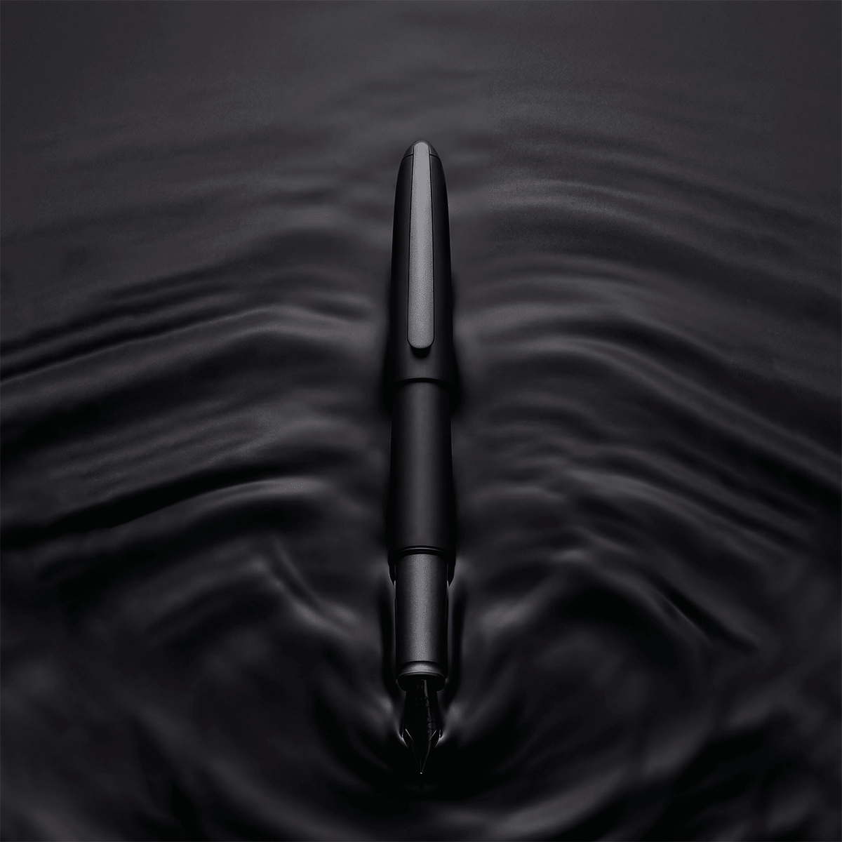 Diplomat Aero Fountain Pen - Pure Black (Limited Edition) - Pen Boutique Ltd