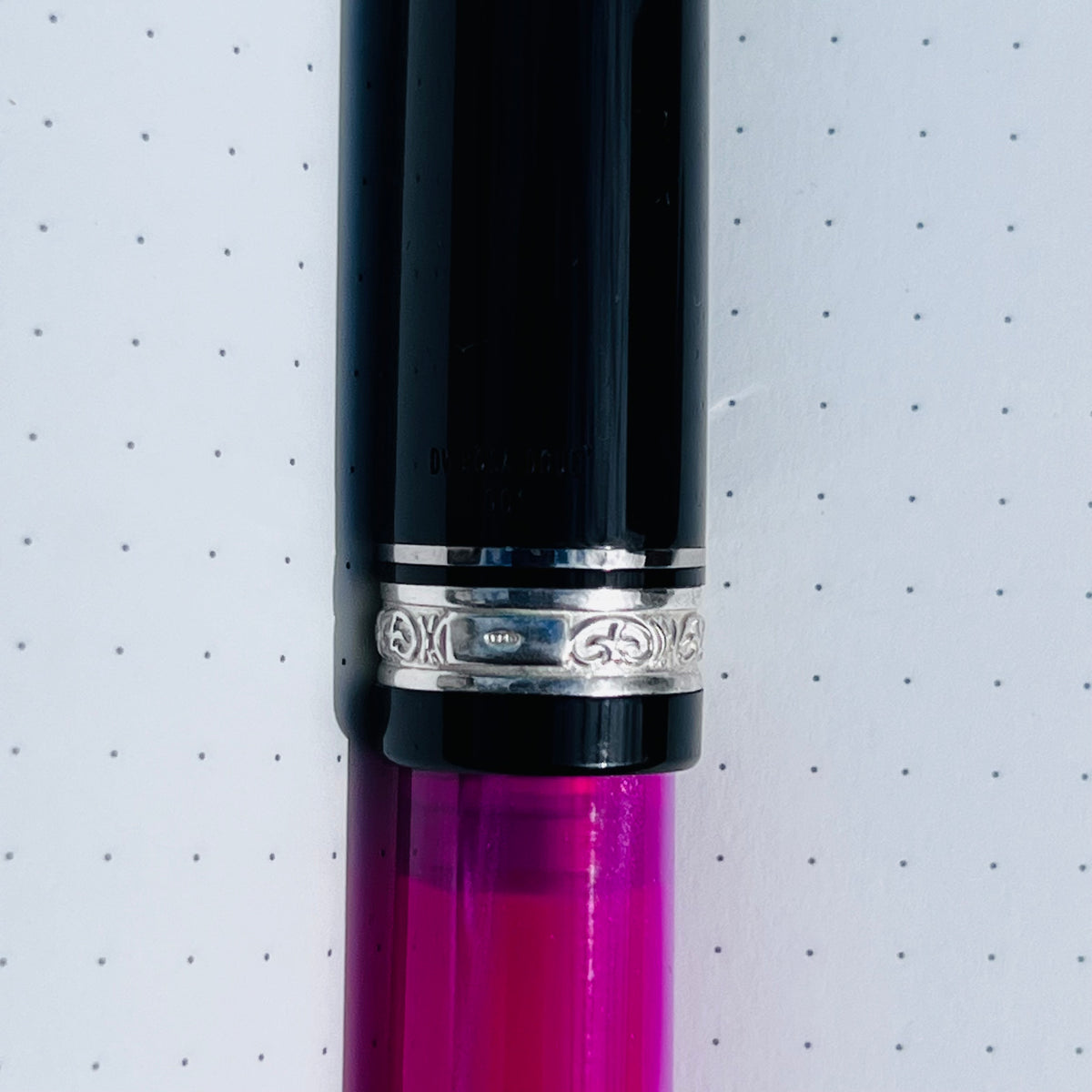 Delta DV Original Rosa Fountain Pen - Black - Pen Boutique Exclusive - Pen Boutique Ltd