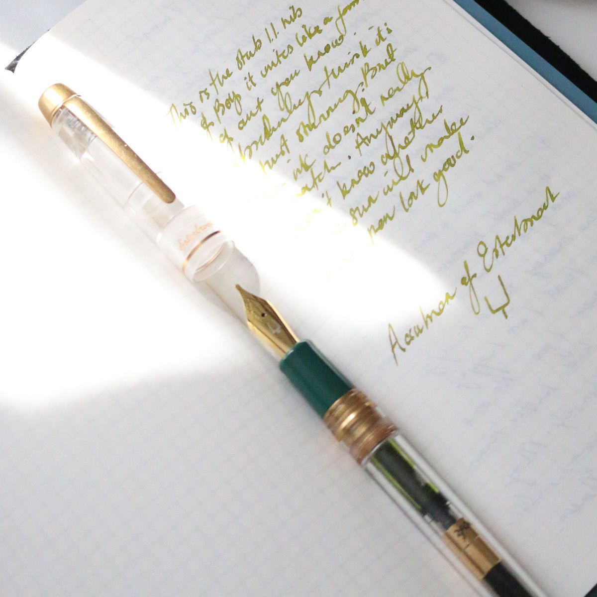 Esterbrook Estie Fountain Pen - Accutron Spaceview - Pen Boutique Ltd
