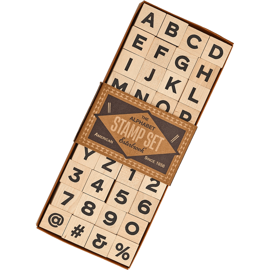 Esterbrook Wood Alphabet - Stamp Set - Pen Boutique Ltd