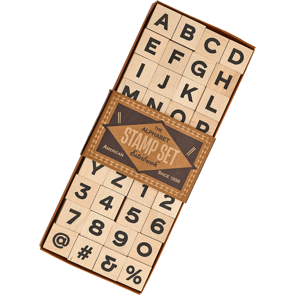 Esterbrook Wood Alphabet - Stamp Set - Pen Boutique Ltd