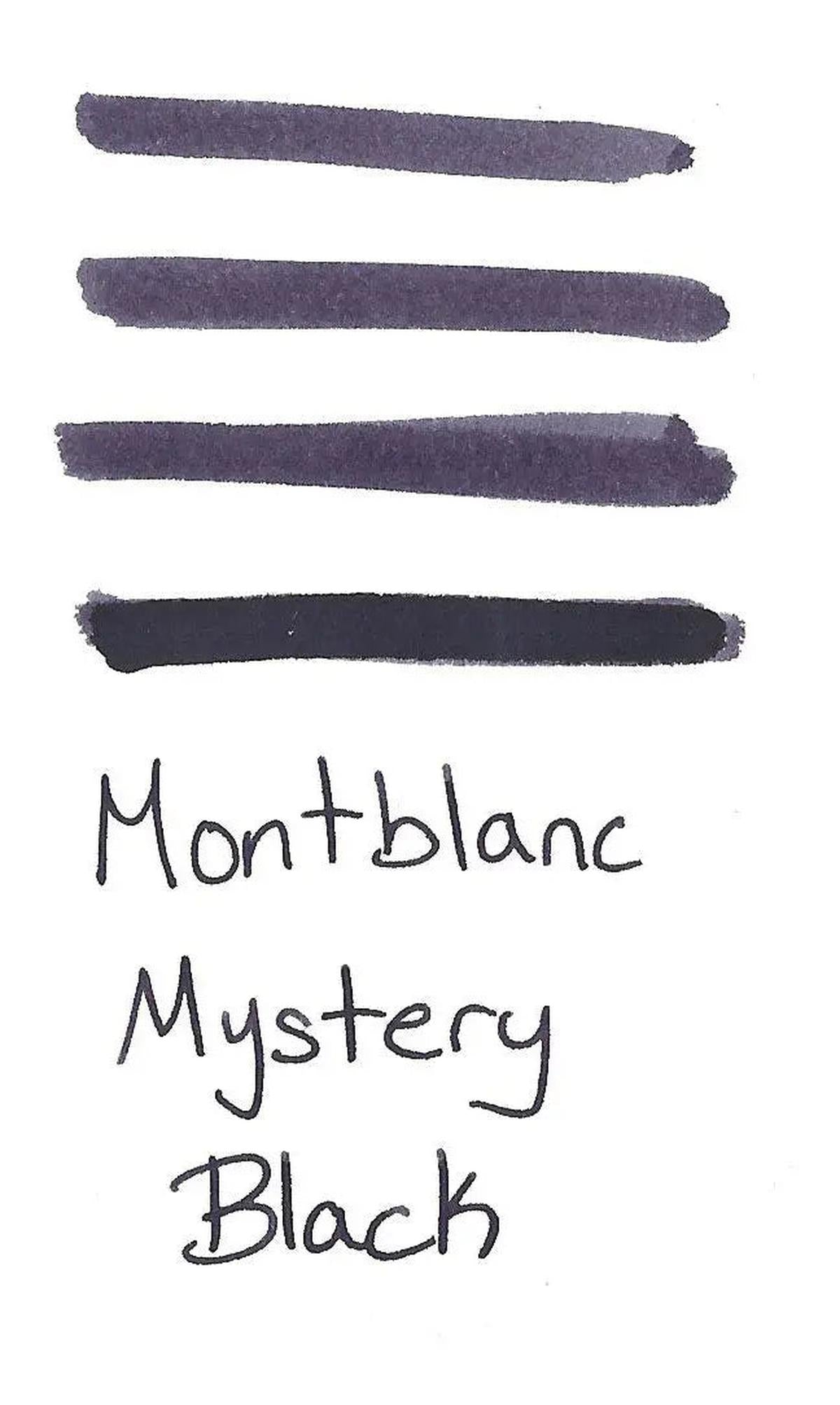 Montblanc Bottled Ink - Mystery Black - 60ml - Pen Boutique Ltd