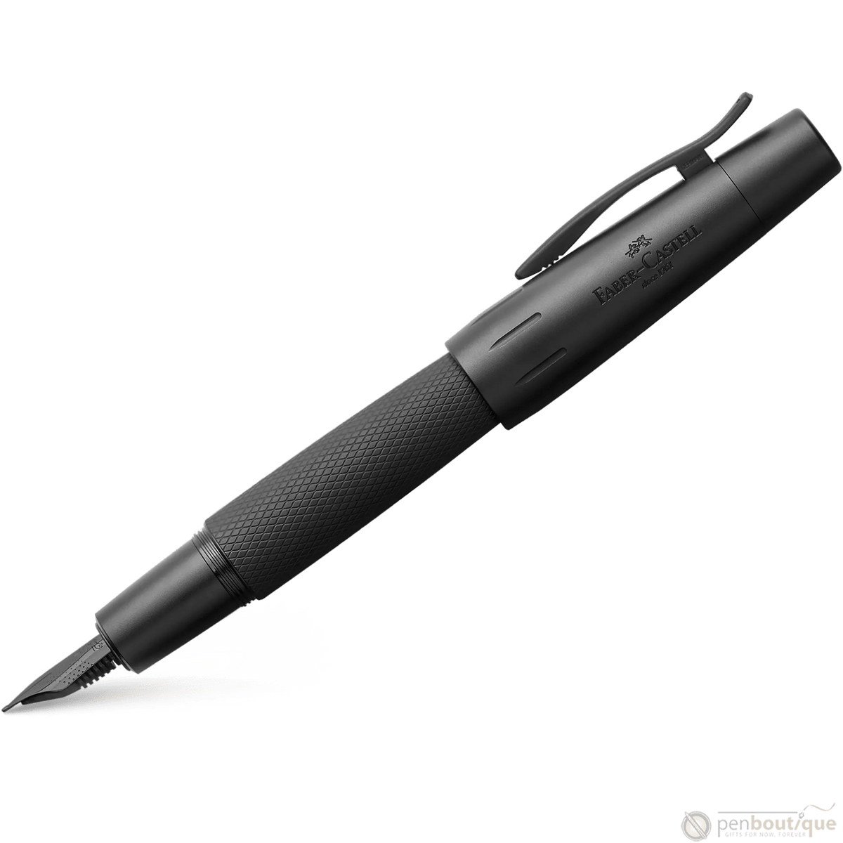 Faber-Castell E-Motion Pure Black Fountain Pen - Pen Boutique Ltd