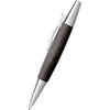 Faber-Castell Pearwood Barrel Black E-motion Ballpoint Pen - Pen Boutique Ltd