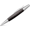 Faber-Castell Pearwood Barrel Black E-motion Ballpoint Pen - Pen Boutique Ltd