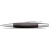 Faber-Castell Pearwood Barrel Black E-motion Ballpoint Pen - Pen Boutique Ltd