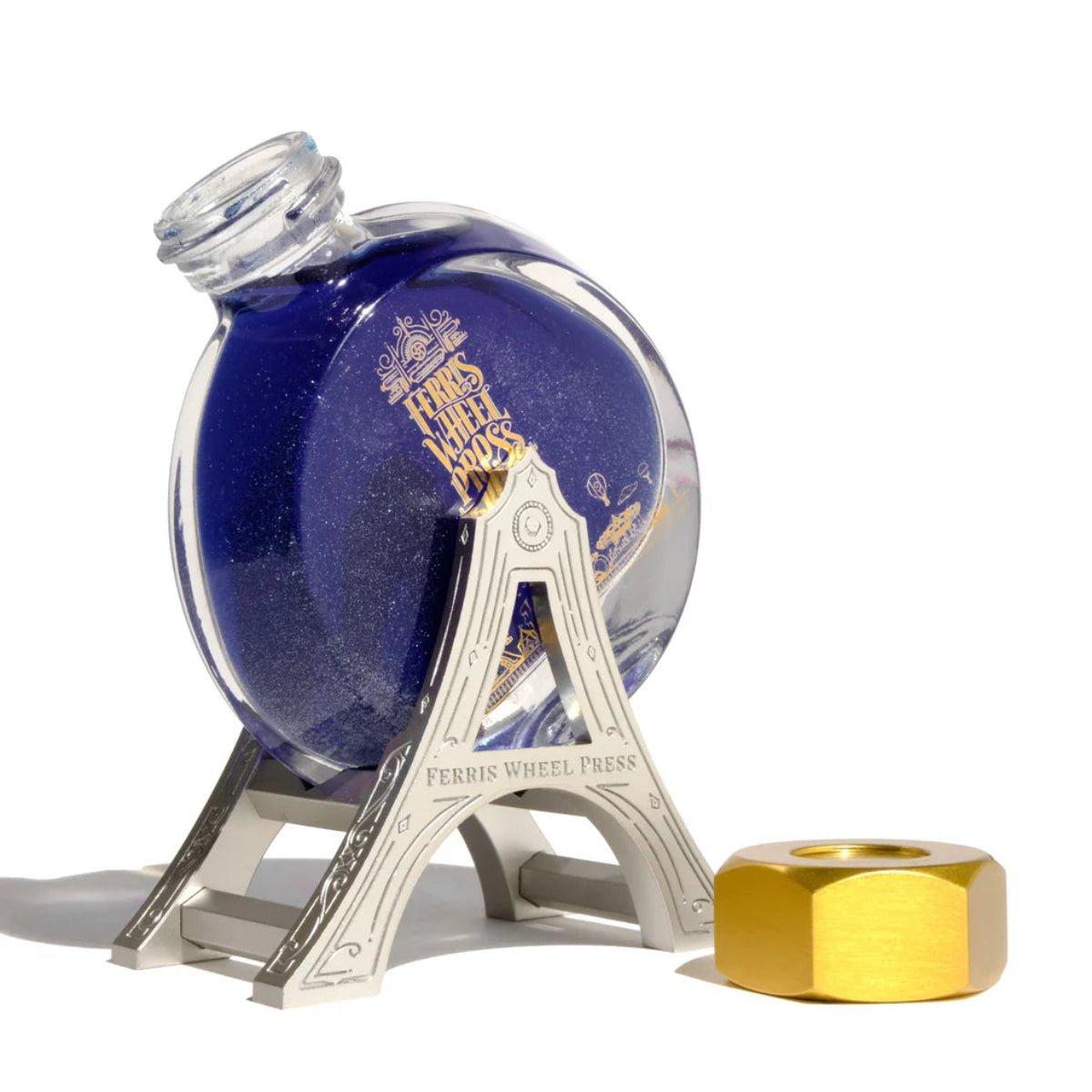 Ferris Wheel Press 2023 Limited Edition 38ml Ink Carriage – Blue Legacy - Pen Boutique Ltd