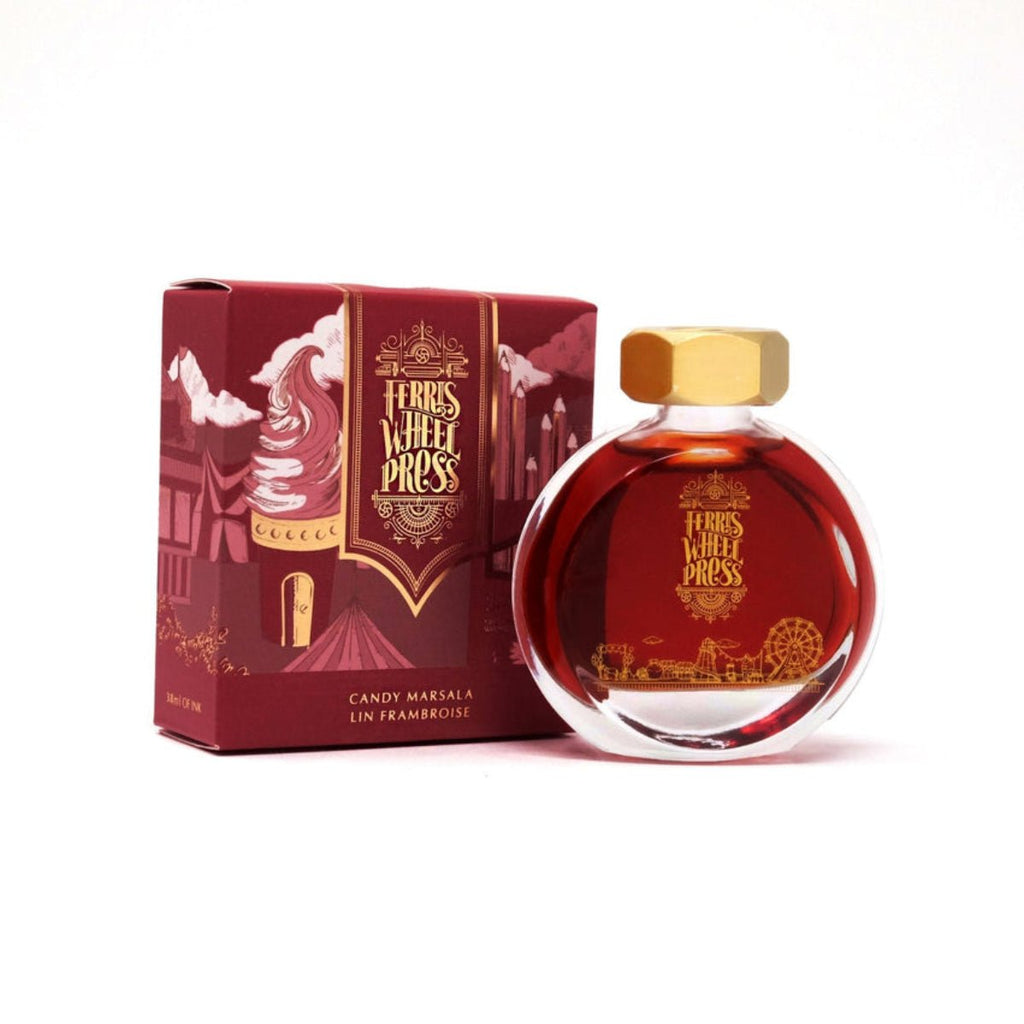Ferris Wheel Press Ink Bottle - Candy Marsala - 38ml - Pen Boutique Ltd