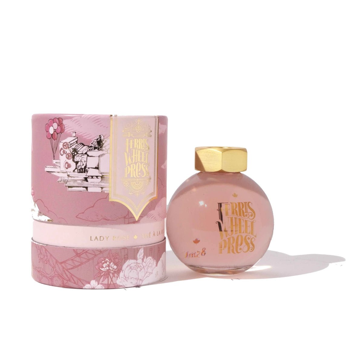 Ferris Wheel Press Ink Bottle - Lady Rose - 38ml - Pen Boutique Ltd