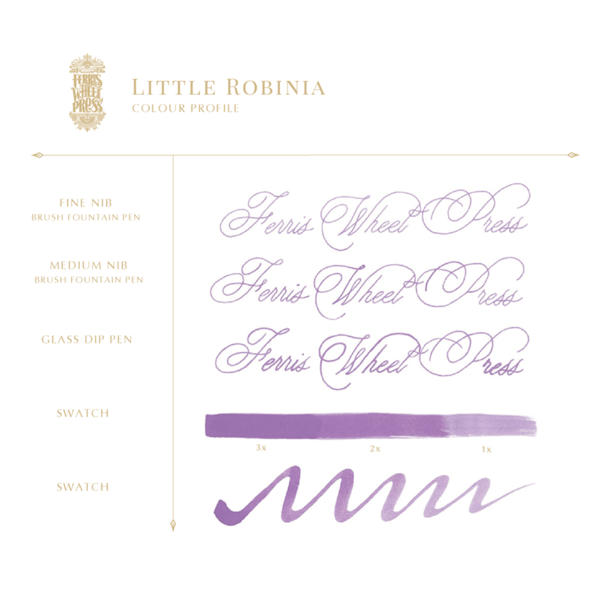 Ferris Wheel Press Ink Bottle - Little Robinia - 38ml - Pen Boutique Ltd