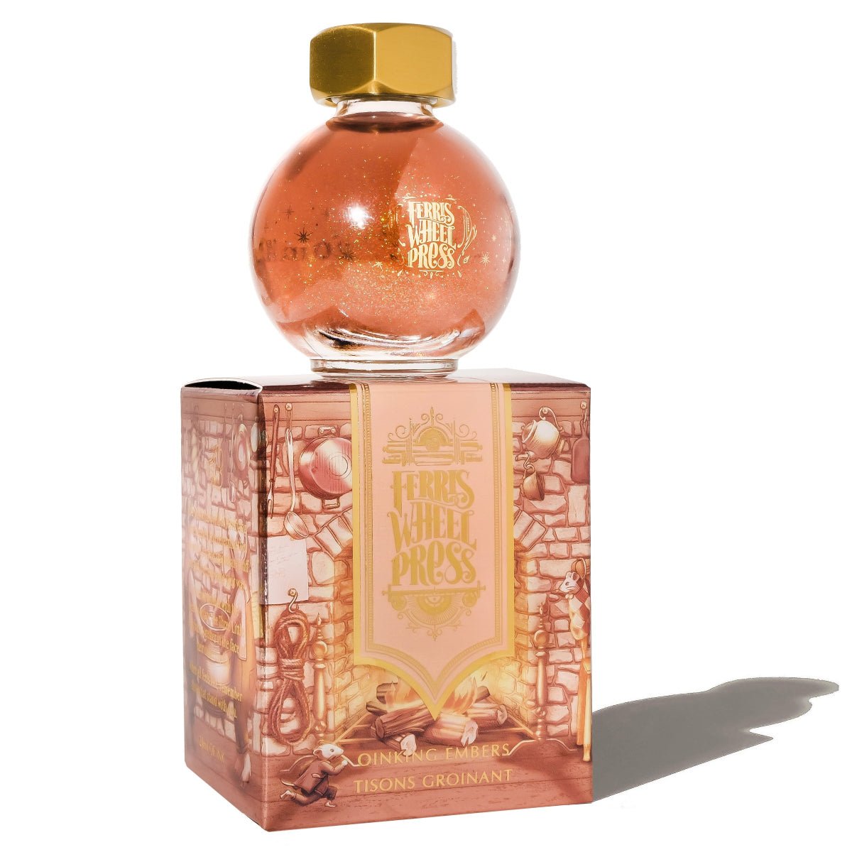 Ferris Wheel Press FerriTales Ink Bottle - Oinking Embers - 20ml - Pen Boutique Ltd