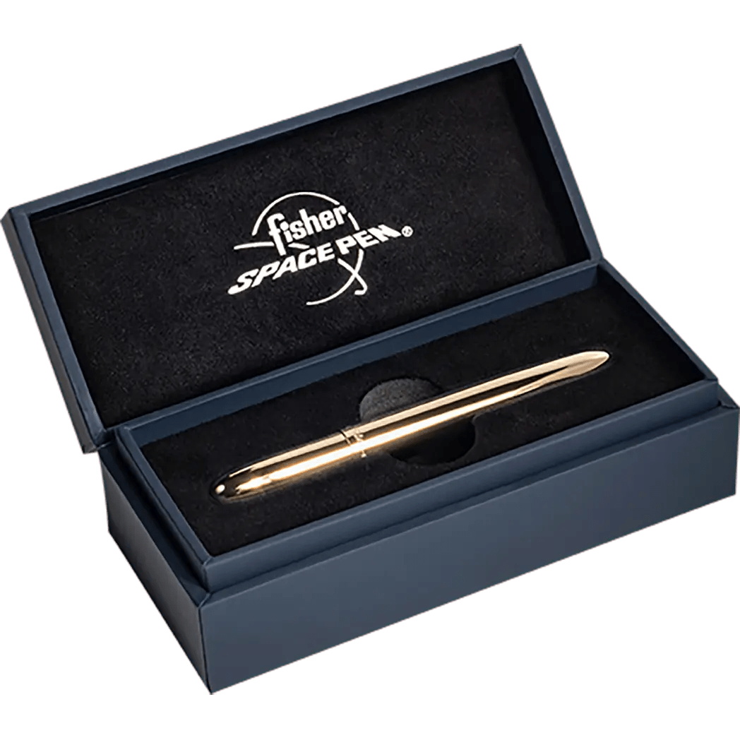 Fisher Space Pen Gold Titanium Nitride Bullet Ballpoint Pen - Pen Boutique Ltd